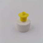 La poussée de traction de vis folâtre les capsules en plastique de 28mm pour la bouteille de shampooing