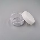 pot cosmétique de crème de l'ABS 10g blanc pour l'emballage de soins de la peau