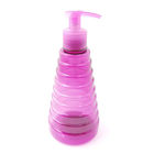 bouteille en plastique de distributeur de pompe du shampooing 350ml de forme de cône vide