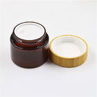 Pot crème en bambou de PMMA 15g pour l'emballage cosmétique