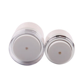 Pots vides privés d'air acryliques de la lotion 15ml de soins de la peau