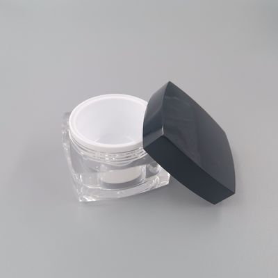 Bouteille cosmétique privée d'air acrylique 15ml 30ml 50ml 100ml de pompe