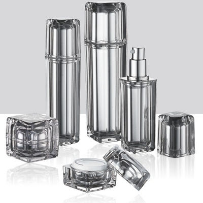 Écran imprimant l'emballage cosmétique en plastique acrylique