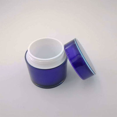 La crème de soins de la peau cogne l'emballage cosmétique 30g 50g avec le couvercle