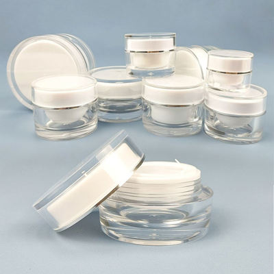 conditionnement en plastique cosmétique acrylique vide de conteneur du pot 50G