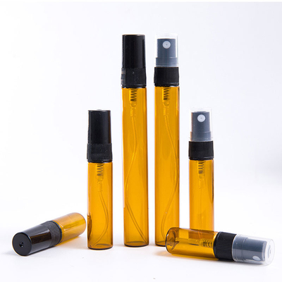 Sous bouteille en verre de mise en bouteilles 3ml 5ml 10ml de jet de Brown pour le parfum